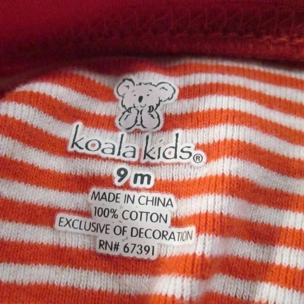 Koala Kids Unisex Halloween One Piece Body Suit 9M